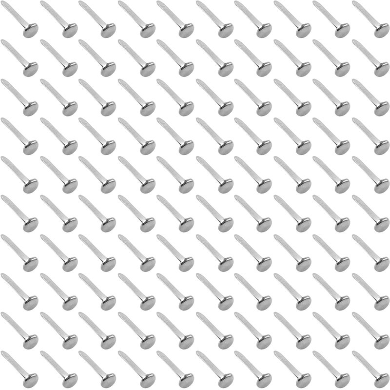 Clipco Paper Fasteners Large 1-Inch Silver Nickel Plated (100-Pack) - Image 2